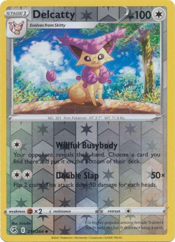 Delcatty - 211/264 Uncommon Reverse Holo