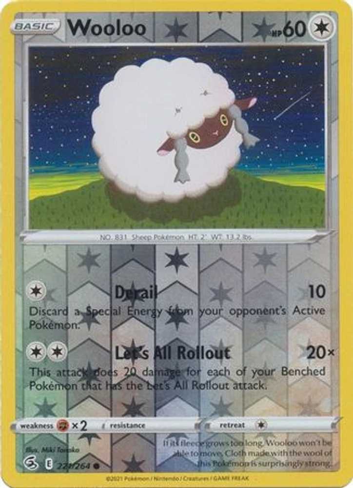 Wooloo - 221/264 Common Reverse Holo