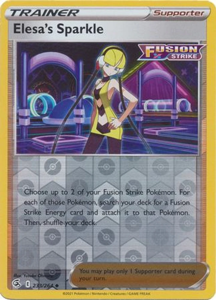 Elesa's Sparkle - 233/264 - Uncommon - Reverse Holo