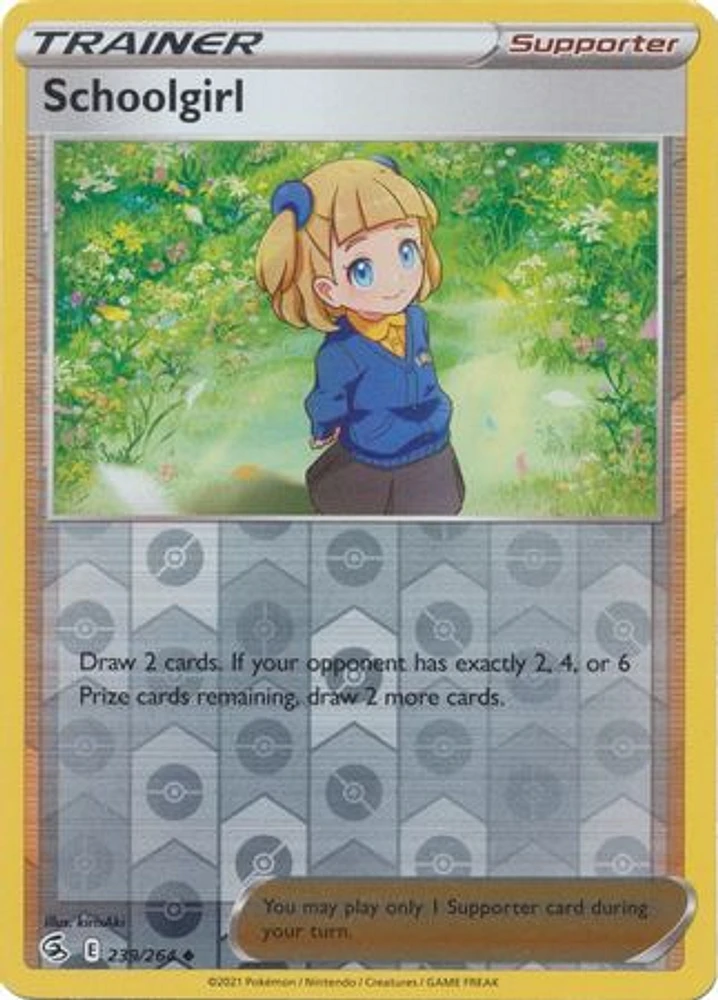 Schoolgirl - 239/264 Uncommon Reverse Holo