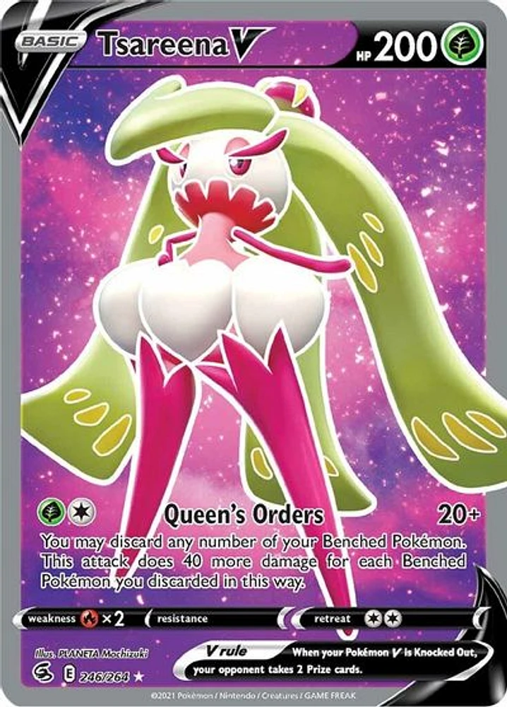 Tsareena V - 246/264 - Full Art Ultra Rare