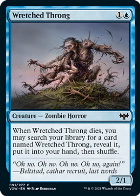 Wretched Throng - Foil