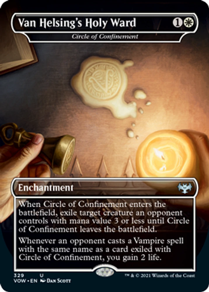 Van Helsing's Holy Ward - Circle of Confinement - Foil