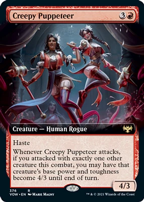 Creepy Puppeteer - Foil - Extended Art