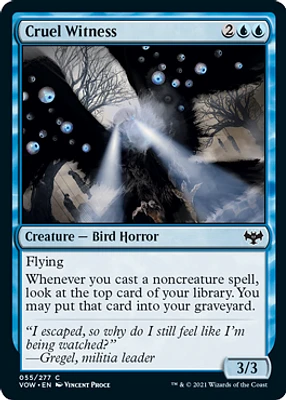 Cruel Witness - Foil