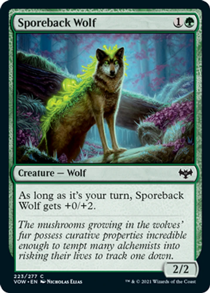 Sporeback Wolf - Foil