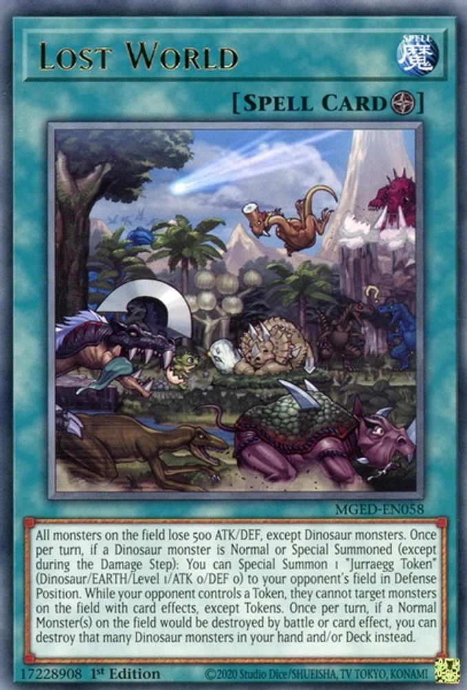 Lost World - MGED-EN058 Rare 1st Edition