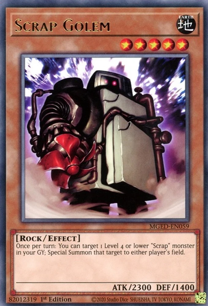 Scrap Golem - MGED-EN059 - Rare - 1st Edition