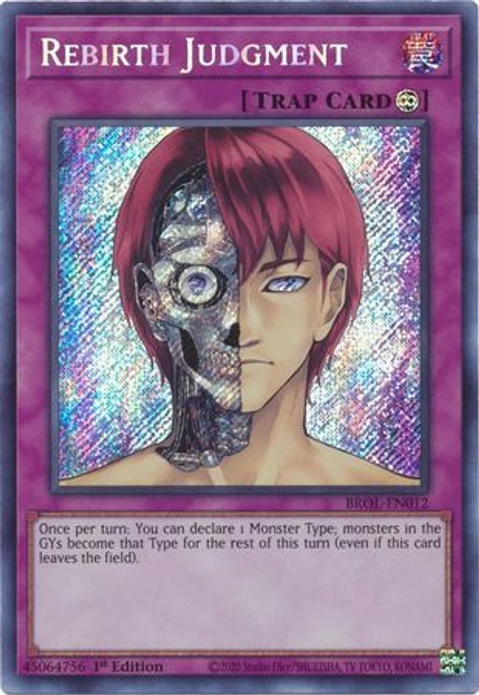 Rebirth Judgment - BROL-EN012 - Secret Rare - 1st Edition