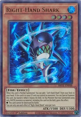 Right-Hand Shark - BROL-EN048 - Ultra Rare - 1st Edition