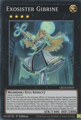 Exosister Gibrine - GRCR-EN019 - Super Rare - 1st Edition