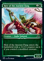 Heir of the Ancient Fang - Foil - Showcase