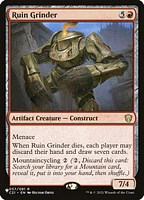 Ruin Grinder - The List