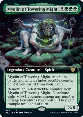 Myojin of Towering Might - Extended Art