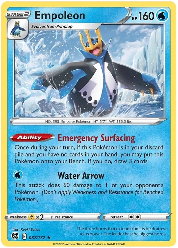 Empoleon - 037/172 - Holo Rare