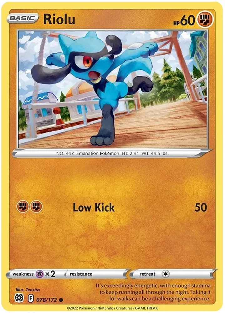 Riolu - 078/172 - Common