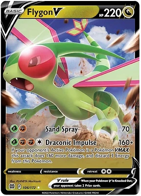 Flygon V - 106/172 - Ultra Rare