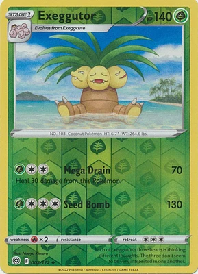 Exeggutor - 002/172 Uncommon Reverse Holo