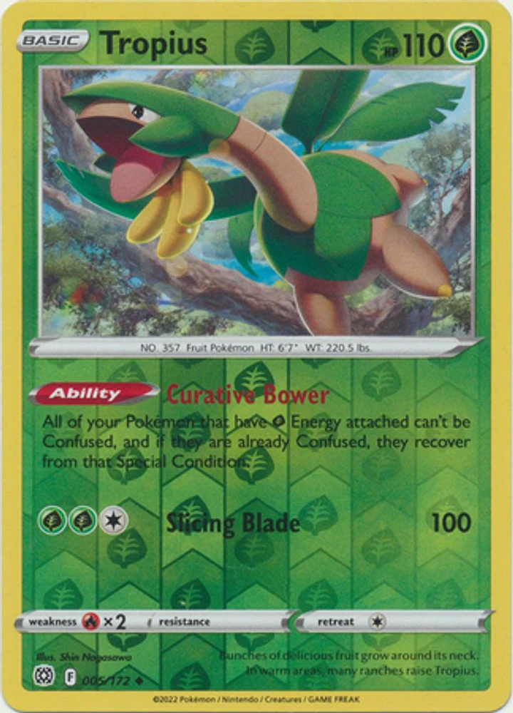 Tropius - 005/172 Uncommon Reverse Holo