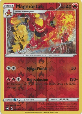 Magmortar - 020/172 - Rare - Reverse Holo