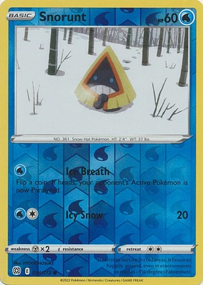 Snorunt - 034/172 Common Reverse Holo