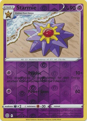 Starmie - 055/172 Uncommon Reverse Holo