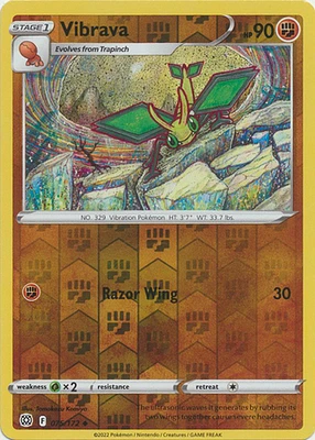 Vibrava - 075/172 Uncommon Reverse Holo