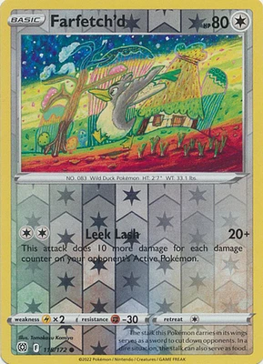 Farfetch'd - 115/172 Common Reverse Holo