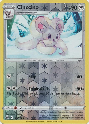 Cinccino - 125/172 Uncommon Reverse Holo