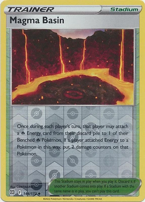 Magma Basin - 144/172 - Uncommon - Reverse Holo