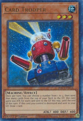 Card Trooper - HAC1-EN016 - Ultra Rare - 1st Edition (Duel Terminal)