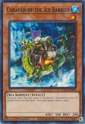 Caravan of the Ice Barrier - HAC1-EN040 - Common - 1st Edition