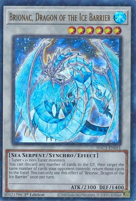 Brionac, Dragon of the Ice Barrier - HAC1-EN051 - Ultra Rare - 1st Edition (Duel Terminal)