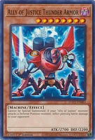 Ally of Justice Thunder Armor - HAC1-EN083 - Common - 1st Edition