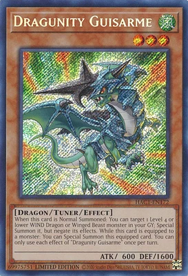 Dragunity Guisarme - HAC1-EN172 - Secret Rare - Limited Edition