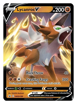 Lycanroc V - SWSH199 - SWSH Black Star Promos