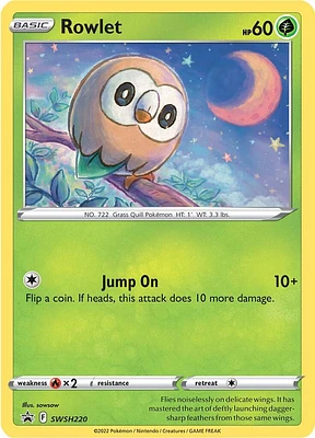 Rowlet - SWSH220 SWSH Black Star Promos