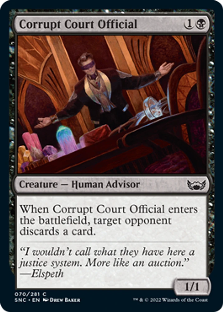 Corrupt Court Official - Foil