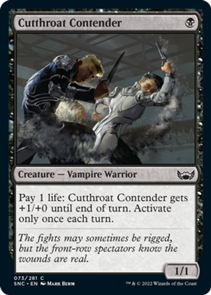 Cutthroat Contender - Foil