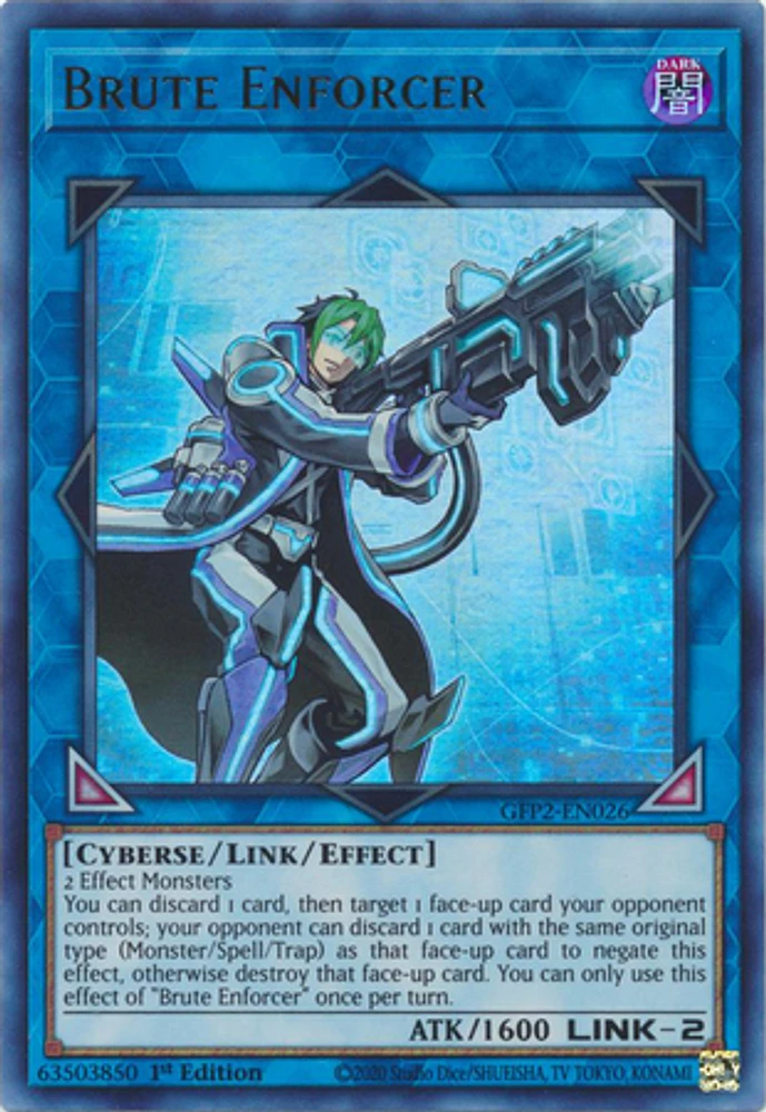 Brute Enforcer - GFP2-EN026 - Ultra Rare - 1st Edition