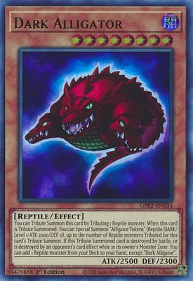 Dark Alligator - GFP2-EN033 - Ultra Rare - 1st Edition