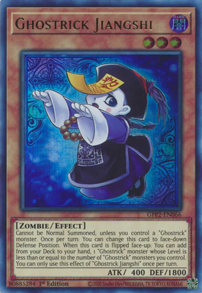 Ghostrick Jiangshi - GFP2-EN066 - Ultra Rare - 1st Edition