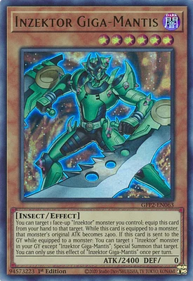 Inzektor Giga-Mantis - GFP2-EN063 - Ultra Rare - 1st Edition