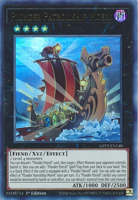 Plunder Patrollship Moerk - GFP2-EN148 - Ultra Rare - 1st Edition