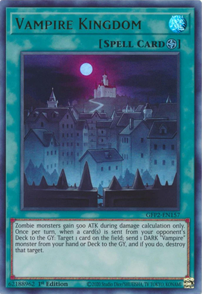 Vampire Kingdom - GFP2-EN157 - Ultra Rare - 1st Edition