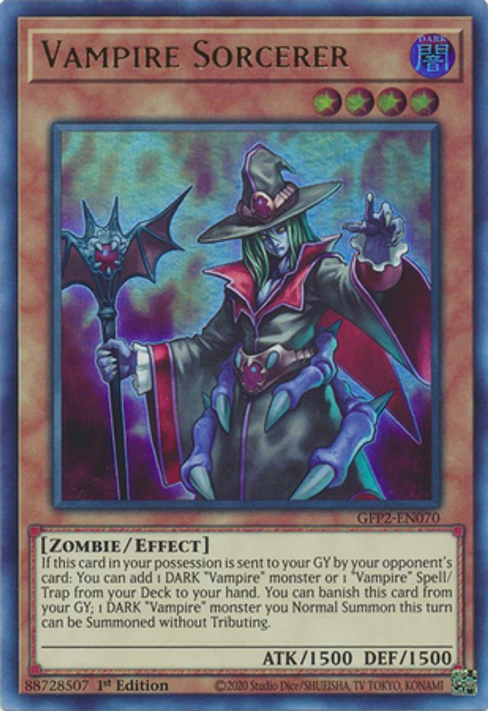 Vampire Sorcerer - GFP2-EN070 - Ultra Rare - 1st Edition