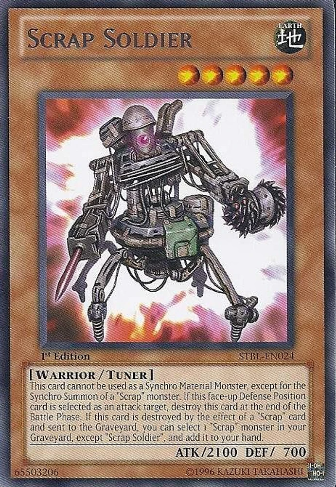 Scrap Soldier - STBL-EN024 - Rare - 1st Edition