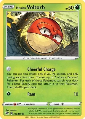 Hisuian Voltorb - 002/189 - Common