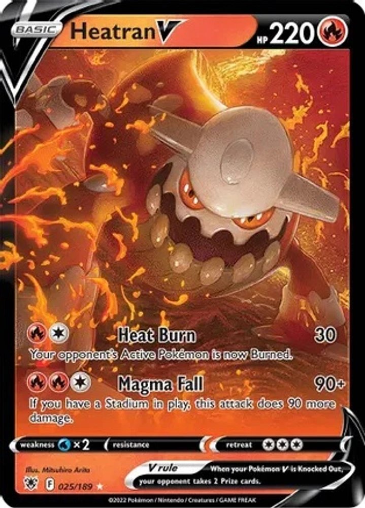 Heatran V - 025/189 - Ultra Rare