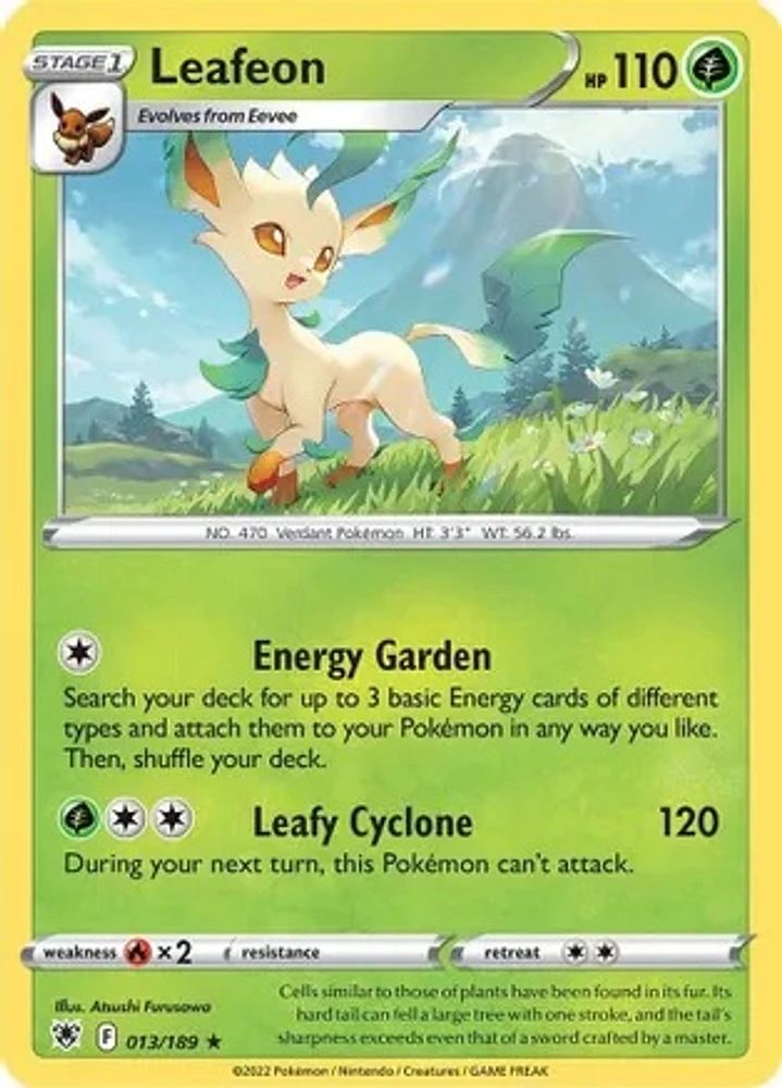 Leafeon - 013/189 Rare Reverse Holo